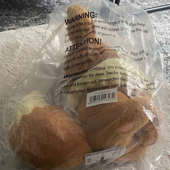 Eevee Pokemon Cozy Plush Brown and Cream Plush Toy - Picture 3 of 6